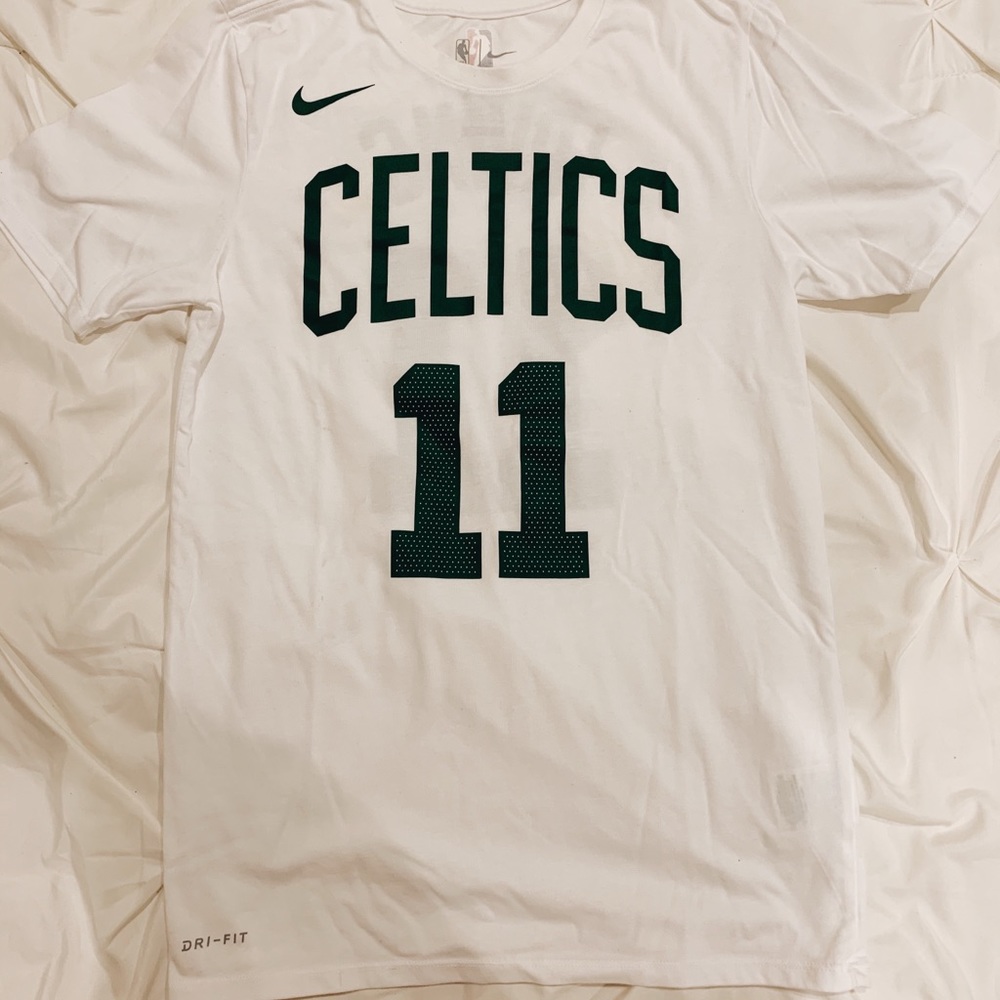 Nike Celtics T Shirt White and Green
